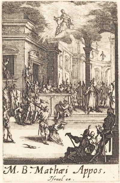 El martirio de San Mateo de Jacques Callot