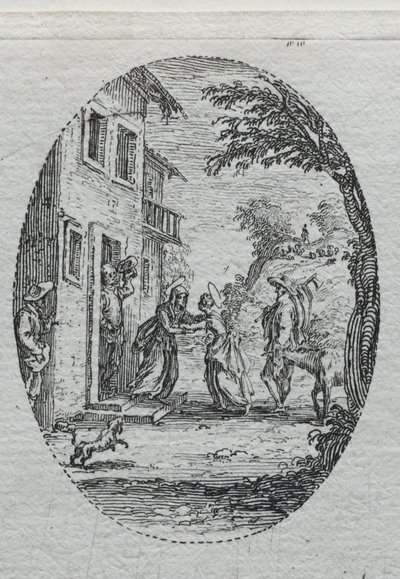 Los misterios de la Pasión: La Visitación de Jacques Callot