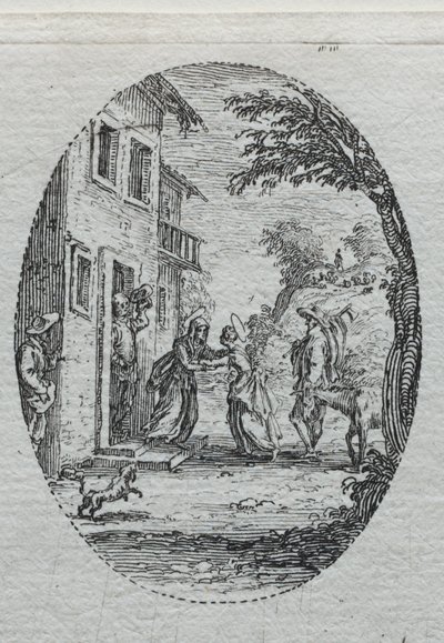 Los Misterios de la Pasión: La Visitación de Jacques Callot