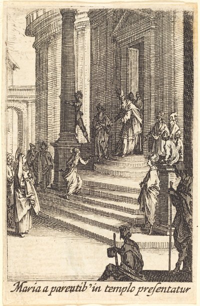 La Presentación de la Virgen de Jacques Callot