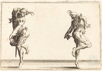 Dos pantalones bailando de Jacques Callot