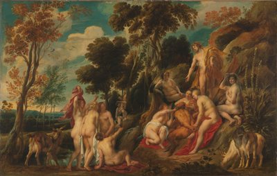 Pan castigado por las ninfas de Jacques Jordaens