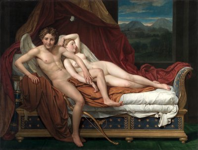 Cupido y Psique de Jacques Louis David