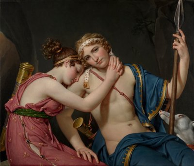 La despedida de Telémaco y Eucaris de Jacques Louis David