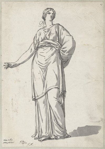 Mujer de la Villa Pamphili de Jacques Louis David