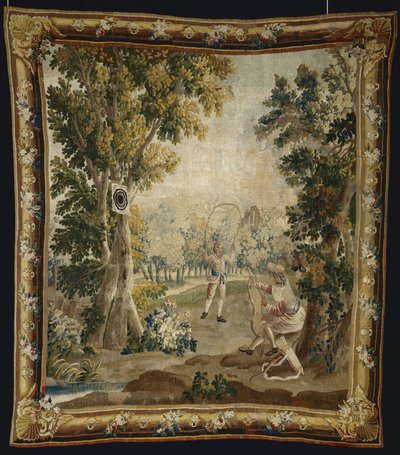 Tiro con arco, de Amusements Champêtres de Jacques Nicolas Julliard