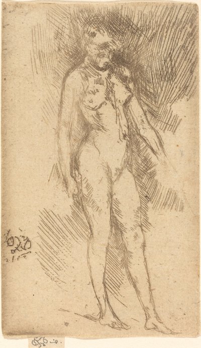 Pequeña Figura Desnuda de James Abbott McNeill Whistler