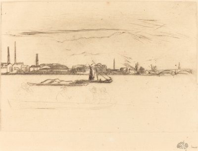 Fábrica de velas de Price, c. 1875 de James Abbott McNeill Whistler