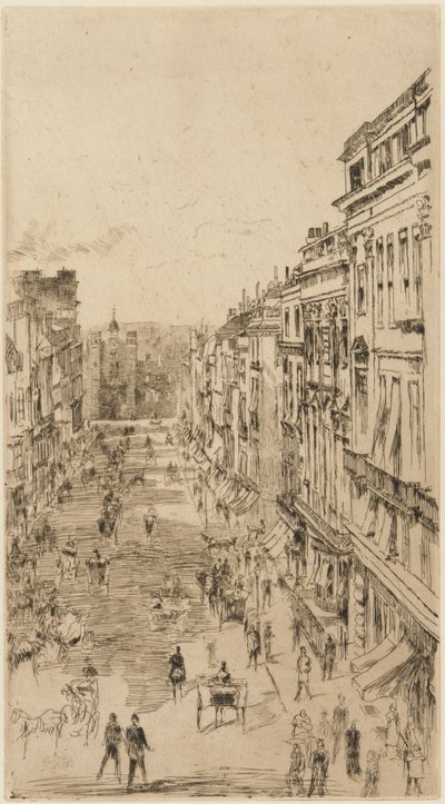 Calle St. James, 1878 de James Abbott McNeill Whistler