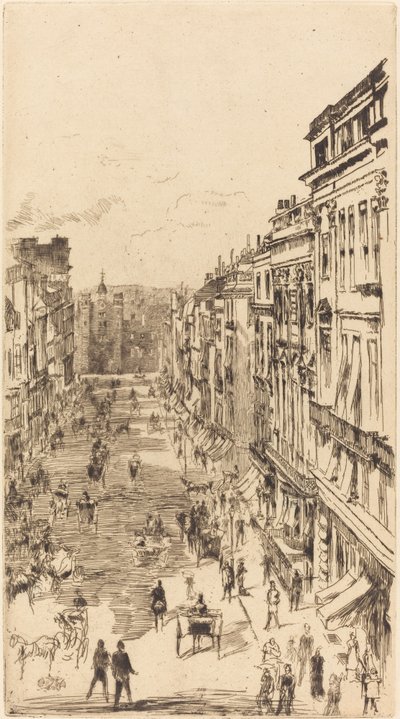 Calle St James, 1878 de James Abbott McNeill Whistler