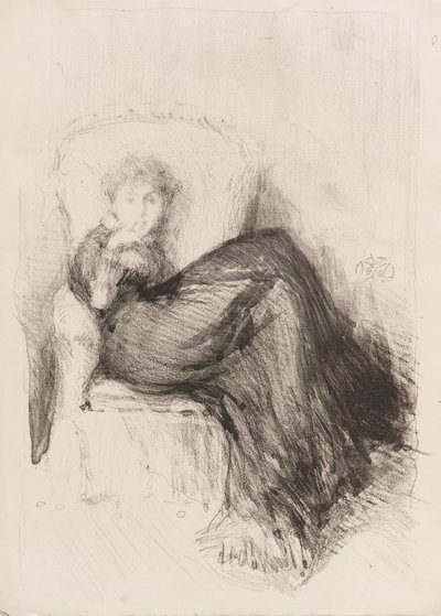 Estudio - Maude Sentada de James Abbott McNeill Whistler