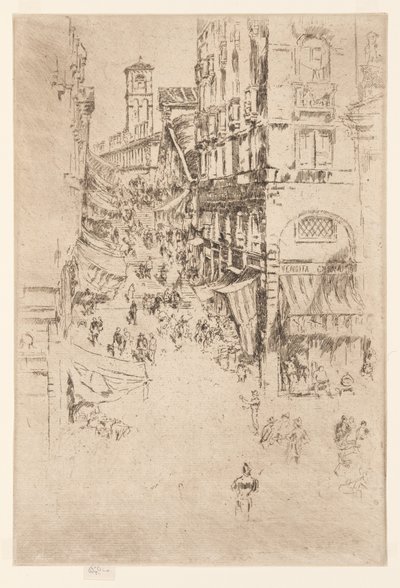 El Rialto de James Abbott McNeill Whistler