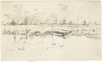 Zaandam, 1889 de James Abbott McNeill Whistler