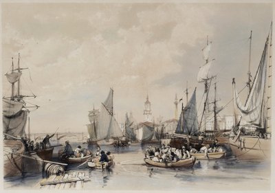 El Puerto de Londres, 1834 de James Duffield Harding