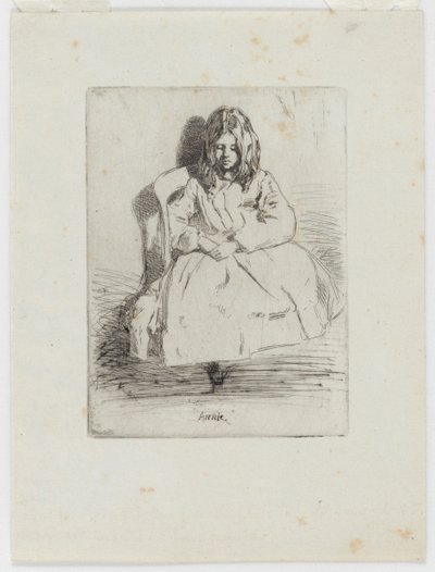 Annie, sentada de James Abbott McNeill Whistler