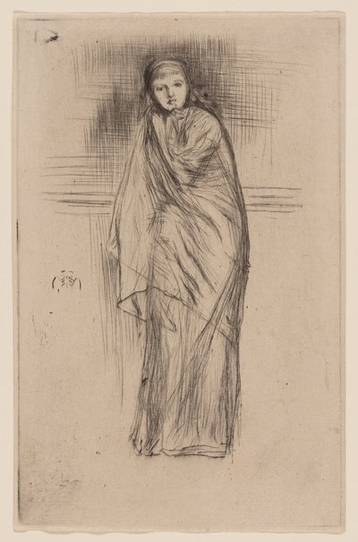 Modelo drapeada de James Abbott McNeill Whistler