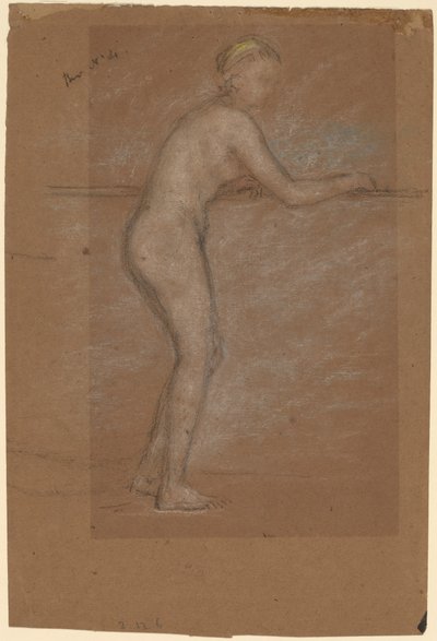 Desnudo Apoyado en una Barandilla de James Abbott McNeill Whistler