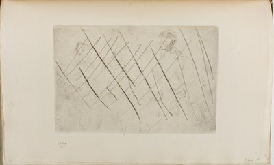 Boceto de cabezas de James Abbott McNeill Whistler