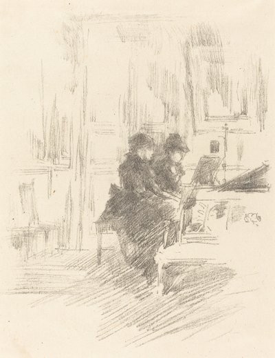 El Dúo, No. 2 de James Abbott McNeill Whistler