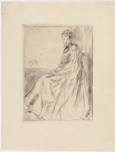 La Carta (Maud, sentada) de James Abbott McNeill Whistler
