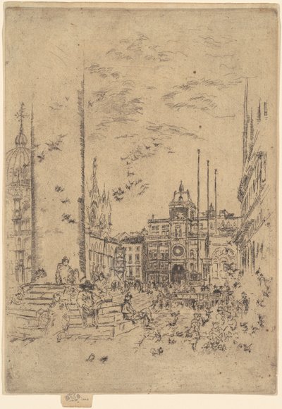 La Piazzetta de James Abbott McNeill Whistler