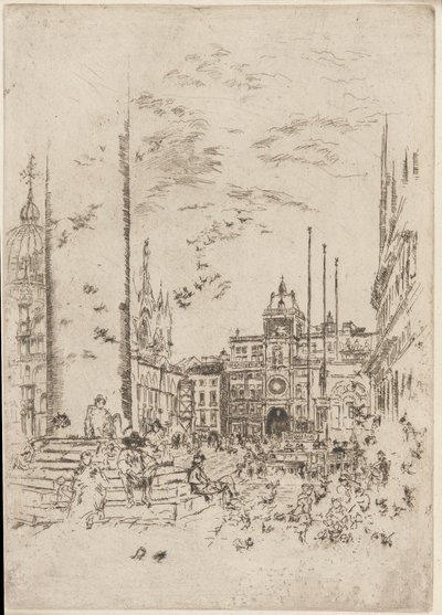 La Piazzetta de James Abbott McNeill Whistler