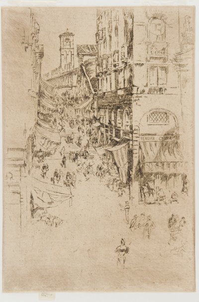 El Rialto de James Abbott McNeill Whistler