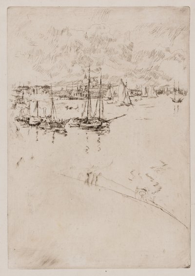 El barco de vapor, Venecia de James Abbott McNeill Whistler