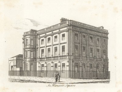 Harewood House, Hanover Square, Londres de James Peller Malcolm