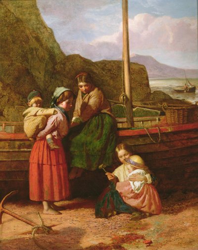 Familia de pescadores de James Waite