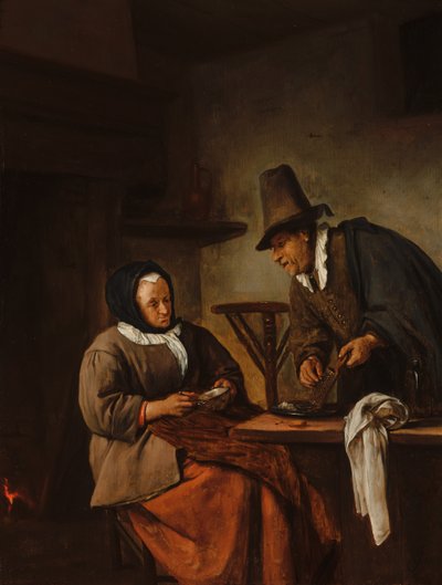 "Los fabricantes de caldo", c. 1665-70 de Jan Havicksz. Steen