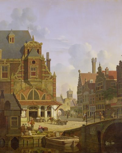 Escena callejera de Jan Hendrik Verheyen