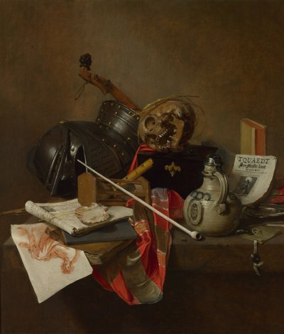 Vanitas Bodegón, 1648 de Jan Jansz. Treck