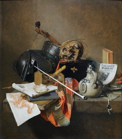 Naturaleza muerta Vanitas de Jan Jansz Treck