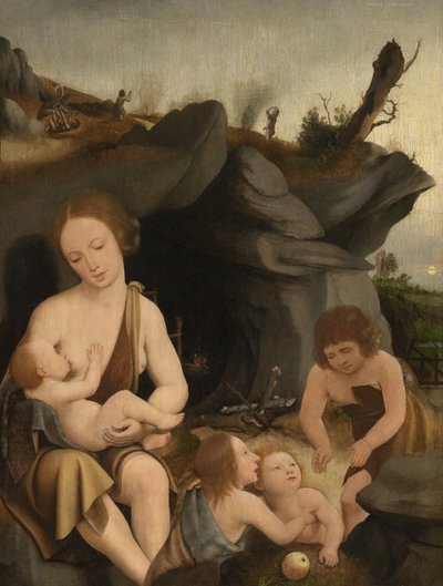 Eva y Cuatro Niños, c.1520 de Jan Mostaert