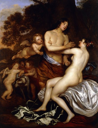 Venus y Adonis de Jan Mytens