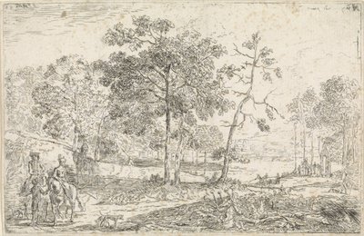 paisaje con jinetes de Jan Palthe