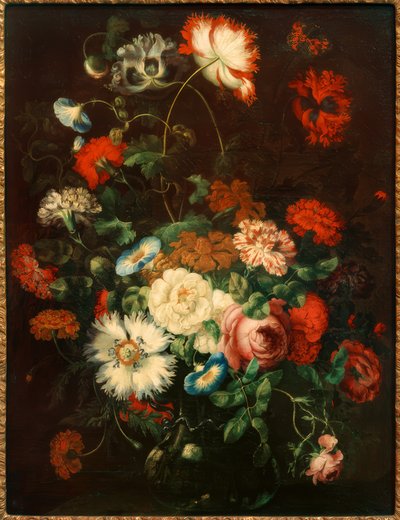 Naturaleza muerta de flores en un jarrón de vidrio de Jan Peeter Brueghel