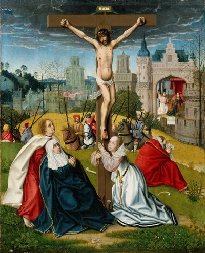 La Crucifixión, ca. 1495 de Jan Provoost