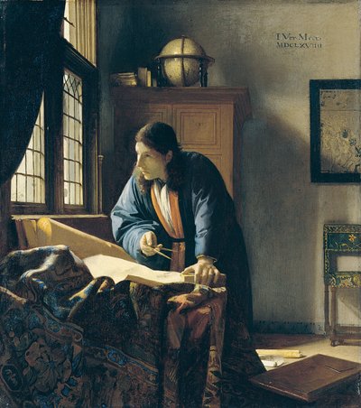 El geógrafo de Jan Vermeer van Delft