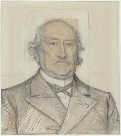 Retrato del Prof. Dr. H.A. Kooyker de Jan Veth