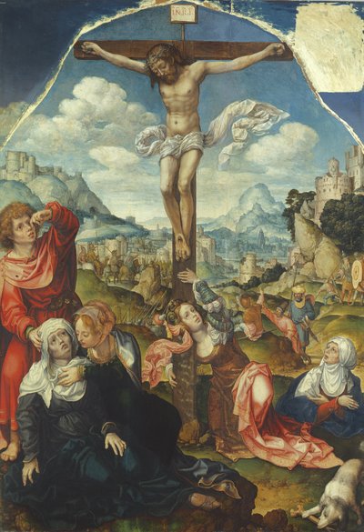 La crucifixión de Jan Gossaert