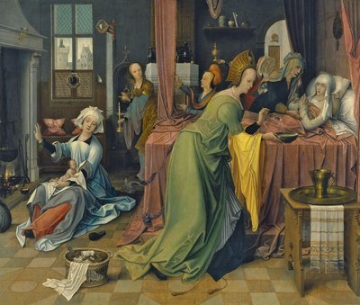 El nacimiento de la Virgen de Jan de Beer