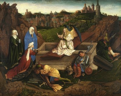 Las tres Marías en la tumba de Cristo de Jan van Eyck
