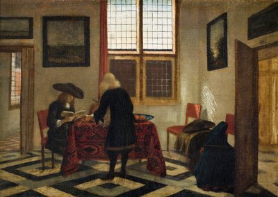 Escena interior, c.1670 de Janssens