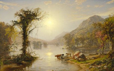 Otoño en Greenwood Lake, 1861 de Jasper Francis Cropsey