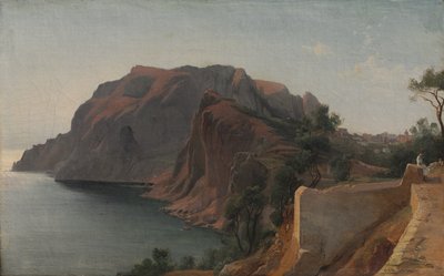 Capri, c.1845 (óleo sobre tela) de Jean Achille Benouville