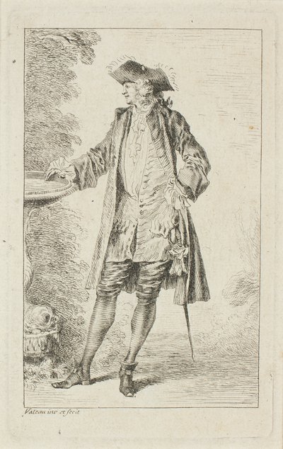 Figuras de moda de Jean Antoine Watteau