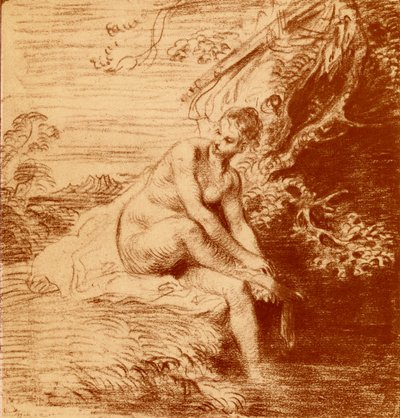 El baño de Diana de Jean Antoine Watteau