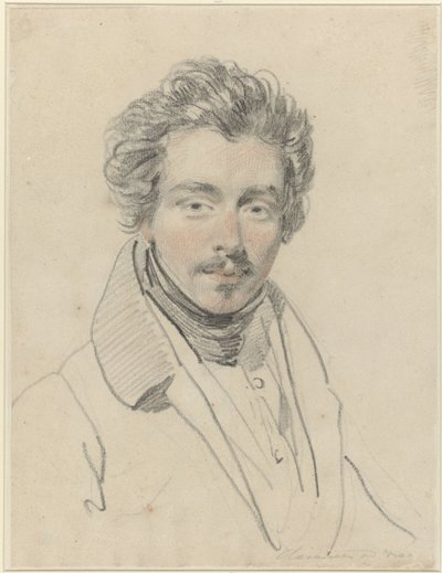 Retrato de Louis Meyer de Jean Augustin Daiwaille